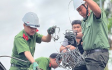 Công an tỉnh Đắk Lắk tăng cường lực lượng xây dựng nhà cho người dân