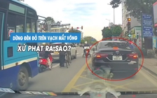 Ô tô dừng choán vạch mắt võng gây bức xúc, xử phạt ra sao?