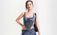 Áo corset denim: Khi nét bụi bặm hòa quyện cùng vẻ gợi cảm