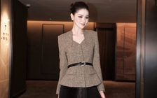 Chân váy xếp ly phối áo nào cũng đẹp