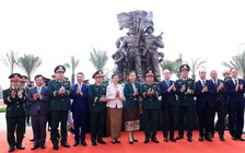 Bộ Quốc phòng khánh thành tượng đài chuyên gia, chiến sĩ 5 nước