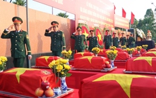 Trang trọng lễ truy điệu, an táng 41 hài cốt liệt sĩ