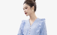 Nhẹ nhàng, thuần khiết với trang phục xanh pastel