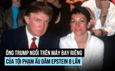 Ông Trump 8 lần đi máy bay riêng của tội phạm ấu dâm Epstein