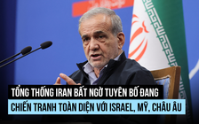 Tổng thống Iran tố Israel, Mỹ, châu Âu gây 'chiến tranh toàn diện'