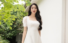 Đầm cổ vuông tay phồng nâng tầm phong thái quý cô