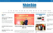 Khai trương Báo Nhân Dân điện tử tiếng Hàn