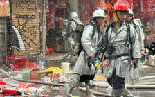 Cháy cửa hàng trên phố Hàng Mã, 1 người bị thương