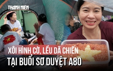 Những chiếc lều dã chiến xuất hiện tại buổi sơ duyệt A80