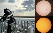 Người dân TP.HCM vừa chụp được vết đen to giữa mặt trời: Sắp có bão mặt trời?