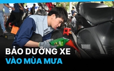 Bảo dưỡng, chăm sóc xe máy thế nào sau khi đi dưới trời mưa?