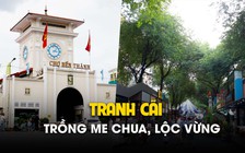 TP.HCM tính trồng me chua, lộc vừng trước chợ Bến Thành, người dân nghĩ gì?