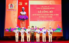 Công an Bình Dương công bố 14 trưởng, phó cấp phòng nghỉ hưu trước tuổi