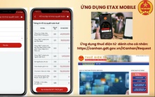 Tạm dừng hệ thống thuế điện tử từ 17 giờ hôm nay