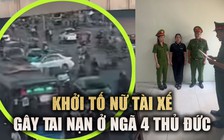 Nữ tài xế tông 10 xe máy dừng đèn đỏ bị khởi tố