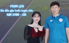 Phản ứng của ca sĩ Phạm Lịch trong lần đầu gặp HLV Kim Sang-Sik