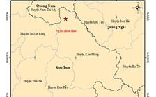 4 trận động đất tại Kon Tum trong sáng nay