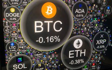 Bitcoin và loạt tiền số được ông Trump chọn quay đầu giảm giá sốc