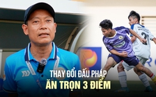 Tân binh xứ Thanh ăn trọn 3 điểm trước ĐH Bách Khoa, HLV tiết lộ nhờ thay đổi đấu pháp