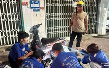 Đội tình nguyện cứu hộ giao thông trong đêm
