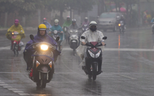 Không khí lạnh gây mưa to ở nhiều nơi trong ngày cuối tuần