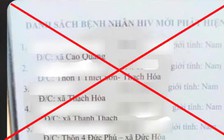Quảng Bình: Bác bỏ tin giả về danh sách nhiễm HIV ở Tuyên Hóa