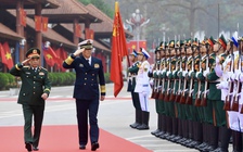 Đại tướng Phan Văn Giang chủ trì lễ đón Bộ trưởng Quốc phòng Trung Quốc Đổng Quân