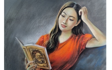 'Dung nhan' hoa hậu Lương Thùy Linh, nhà văn Nguyễn Nhật Ánh qua tranh Lê Sa Long