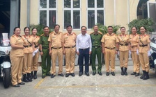 Chủ tịch UBND TP.HCM Nguyễn Văn Được thăm CSGT làm nhiệm vụ lễ 30.4