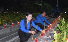 Bí thư T.Ư Đoàn Nguyễn Phạm Duy Trang thắp nến tri ân tại Đồng Tháp