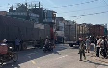 Tai nạn trên QL1, một phụ nữ bị xe container tông tử vong