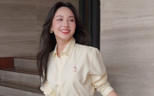 Kiểu áo hợp mặc cùng chân váy dáng dài