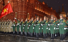 Quân đội Việt Nam hợp luyện lễ duyệt binh tại Quảng trường Đỏ