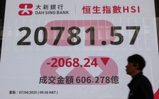 Chứng khoán châu Á tiếp tục lao dốc