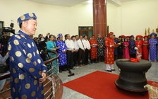 Dâng hương Giỗ tổ Hùng Vương tại Hoa viên nghĩa trang Bình Dương