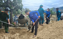 Làm nhà mới ở xã vùng cao