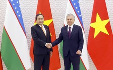 Chủ tịch Quốc hội Trần Thanh Mẫn hội kiến Tổng thống Uzbekistan
