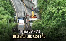 Xe bồn, cứu thương và hai ô tô tải va chạm liên hoàn trên đèo Bảo Lộc