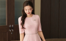 Gợi nhớ phong cách vintage cùng chiếc váy midi sang trọng giàu nữ tính