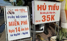 Hôm nay 14 âm lịch, nhiều quán ở TP.HCM tặng cơm chay miễn phí mùa Phật đản