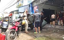 Cháy công ty in ấn trong đêm, cả xóm huy động bình chữa cháy dập lửa