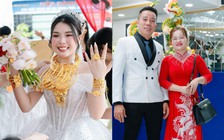 Cô dâu đeo vàng trĩu cổ trong đám cưới, được tặng gần 30 cây vàng