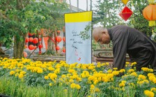 Ngôi chùa hàng trăm tuổi mừng lễ Phật đản với linh đài 1.000 cây tre, 2.569 chậu hoa