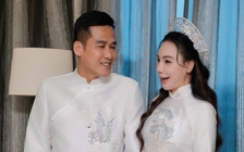 Hồ Quỳnh Hương thử áo dài cưới, chồng doanh nhân lần đầu lộ diện