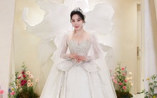 Váy cưới đính 10.000 viên pha lê, giá hơn nửa tỉ đồng của Hồ Quỳnh Hương