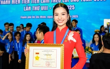 Hoa hậu Nguyễn Thanh Hà được tuyên dương thanh niên làm theo lời Bác