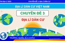 BÍ QUYẾT ÔN THI THPT 2025 | Môn địa lý | Chuyên đề 3 | Địa lý dân cư Việt Nam