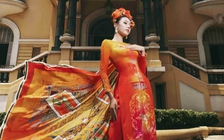 Á hậu Ngọc Hằng hóa 'nàng thơ' với thiết kế áo dài của Đỗ Trịnh Hoài Nam