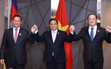 Thủ tướng Phạm Minh Chính ăn sáng làm việc với Thủ tướng Lào và Campuchia