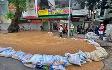 'Suối bùn' lại phun trào khi thi công hầm ngầm tàu metro Nhổn - ga Hà Nội